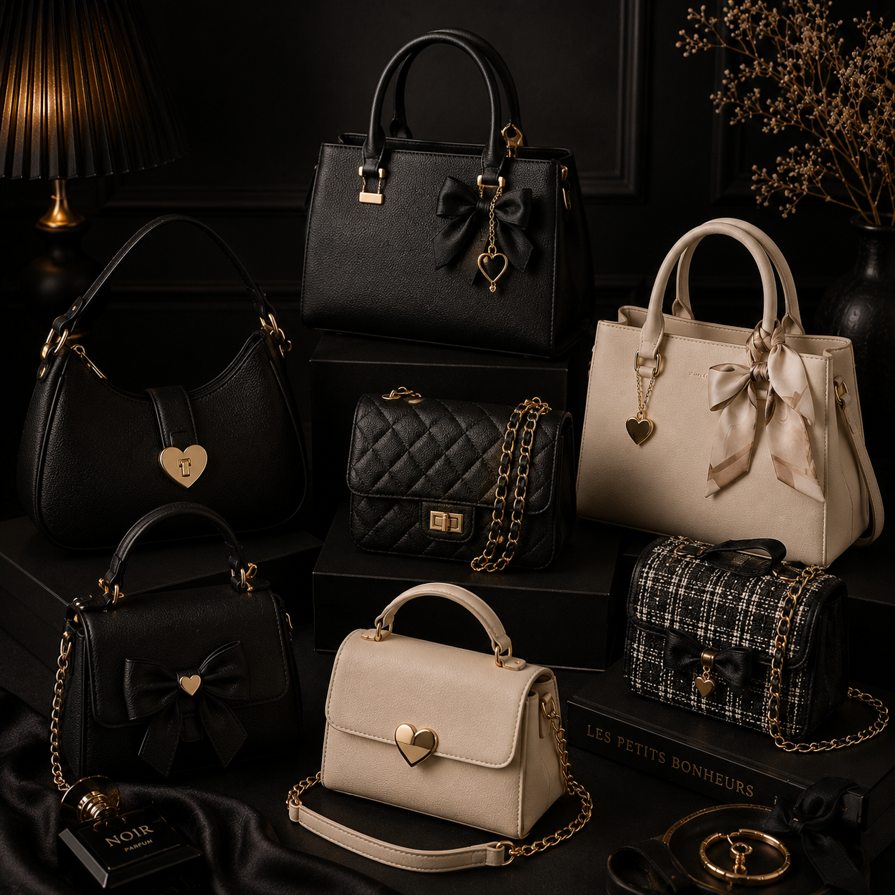 •Handbags