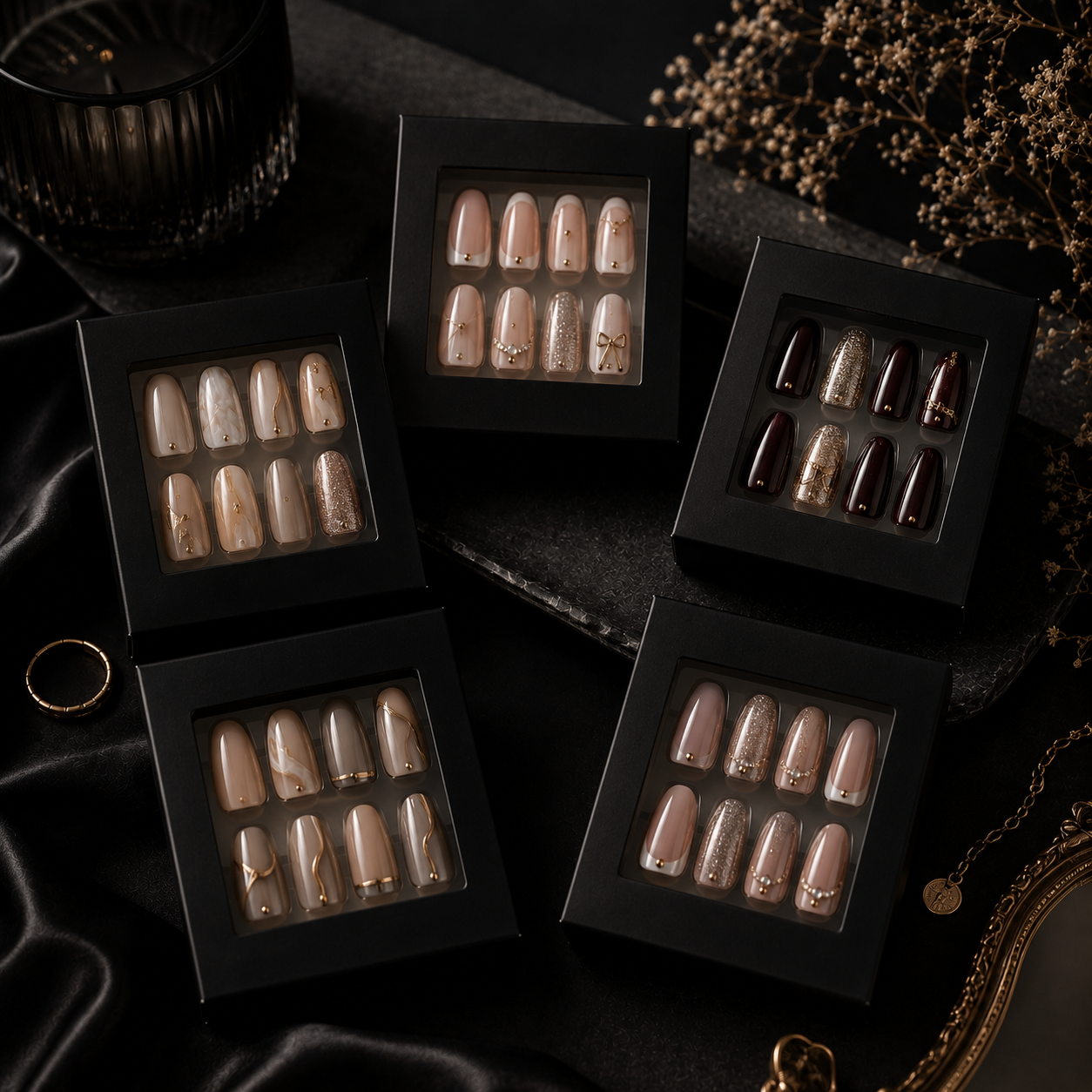 •Press-On Nails